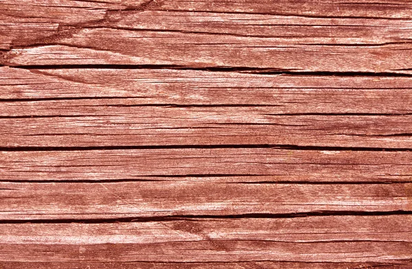 Texture en bois teinté rouge altérée — Photo