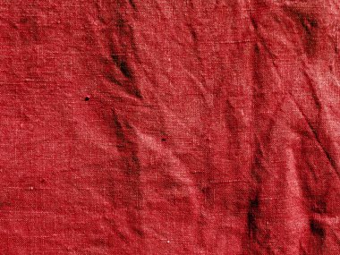 Kırmızı renk Pamuk Kumaş. 