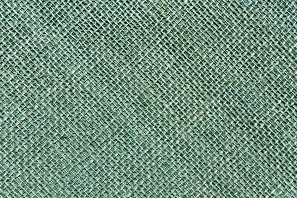 Cyan tonificado hessian saco pano textura . — Fotografia de Stock