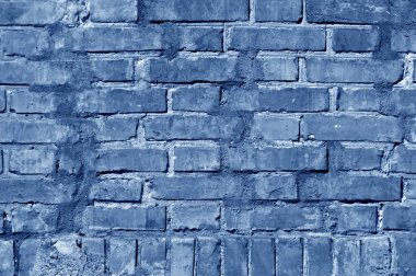 Eski mavi tuğla duvar doku. 