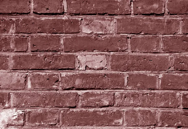 Textura de pared de ladrillo marrón envejecido . — Foto de Stock