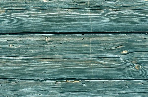 Cyan tonificado superfície da casa de log weathered . — Fotografia de Stock