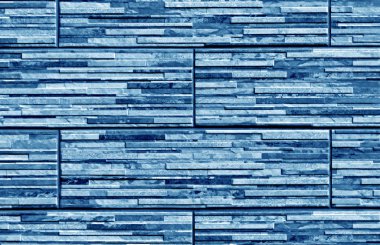 Stilize mavi tuğla duvar doku.