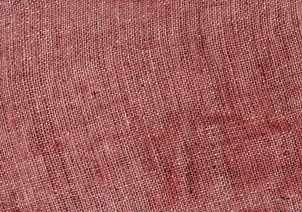 Textura de tela de saco rojo hessian . — Foto de Stock