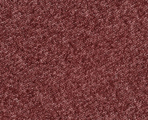 Red color knitting cloth texture. — Stock Photo, Image