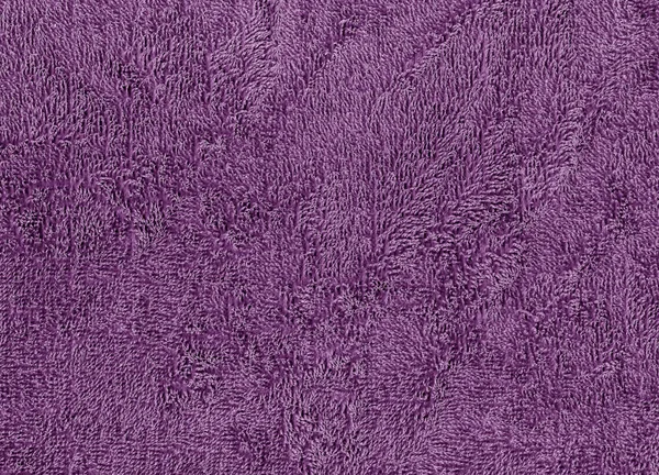 Violet color textile towel texture. — Stock Photo, Image