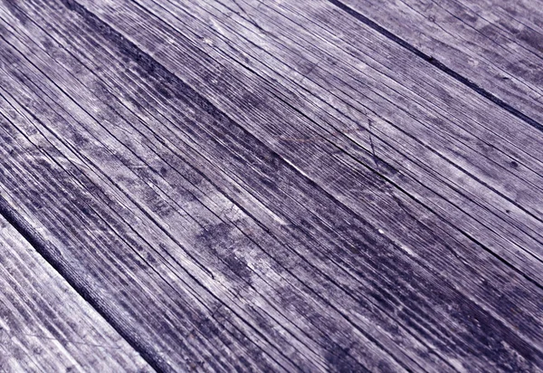 Surface en bois bleu avec rayures et effet flou — Photo