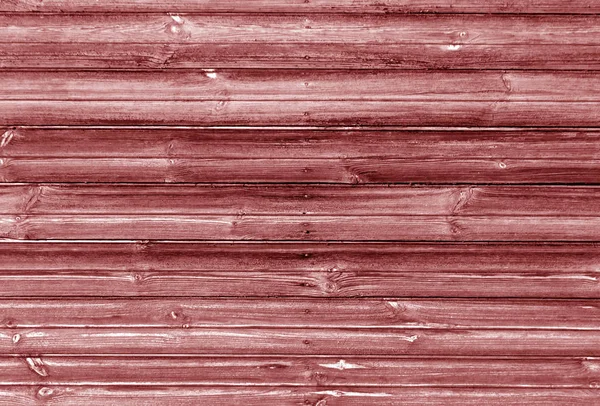 Texture de mur en bois tonique rouge . — Photo