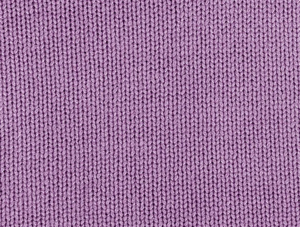 Cor violeta textura de tricô . — Fotografia de Stock