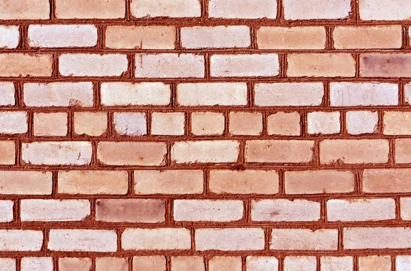 Red color brick wall trexture. — Stock Photo, Image