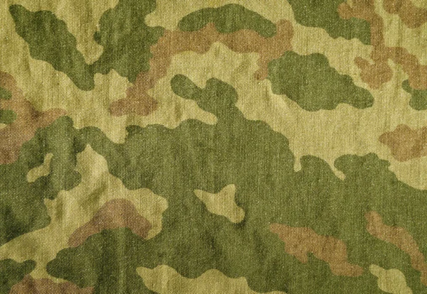 Vittrade kamouflage tyg textur. — Stockfoto