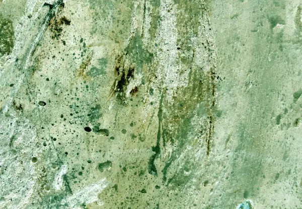 Weathered grungy green cement wall texture. — Stock Photo, Image