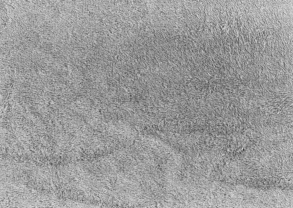 Gray color bath cotton towel texture. — Stock Photo, Image