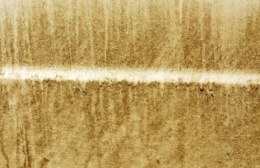 Kirli sarı araba yüzey.