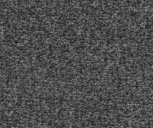 Gray color knitting cloth texture. — Stock Photo, Image