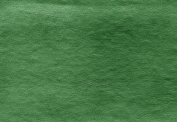 Grön färg läder ytmönster. — Stockfoto