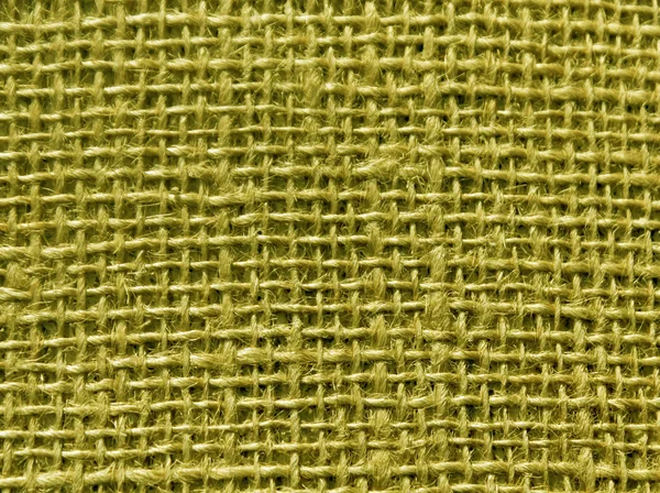 Cor amarela hessian sack textura . — Fotografia de Stock