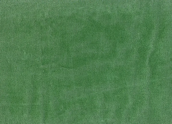 Tekstura włókienniczych zielony drelich. — Zdjęcie stockowe