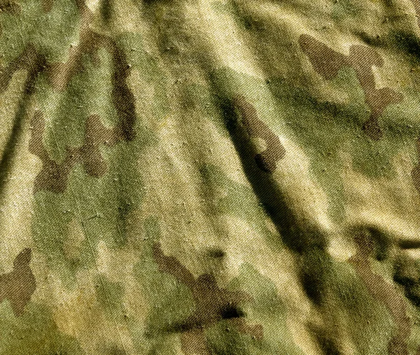 Patrón de tela de camuflaje viejo sucio . —  Fotos de Stock