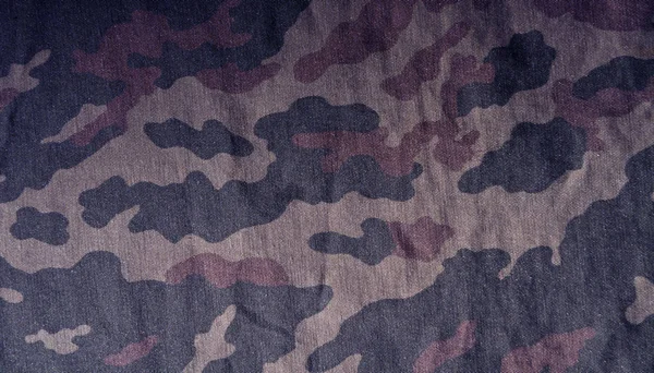 Velho padrão de pano de camuflagem . — Fotografia de Stock