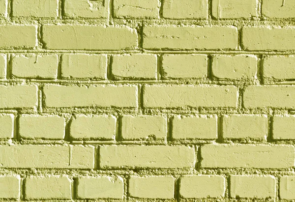 Weathered yellow color brick wall pattern. — Stock Photo, Image