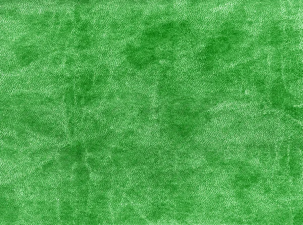 Grön färg konstgjord läder texture. — Stockfoto