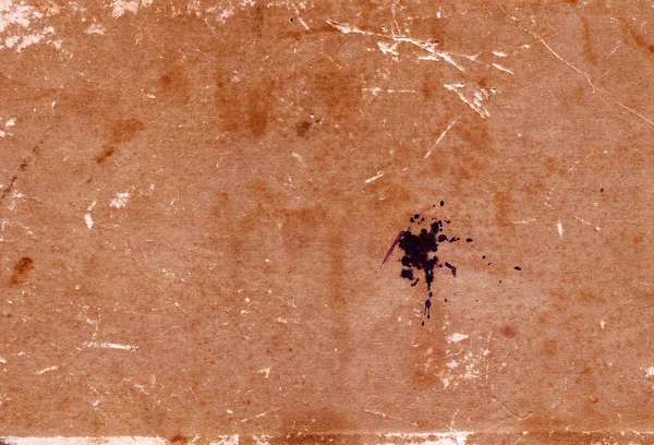 Grungy superficie de cubierta de libro de papel con arañazos y manchas . — Foto de Stock