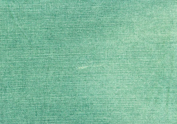Texture textile jeans vert . — Photo