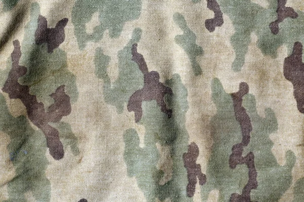 Weathered camouflage uniform pattern. — Stock Photo, Image