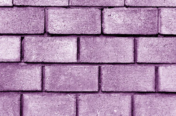 Violet color brick wall pattern. — Stock Photo, Image