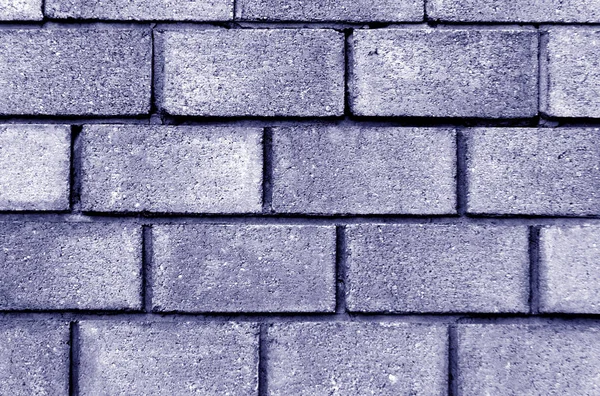 Blue color brick wall pattern. — Stock Photo, Image