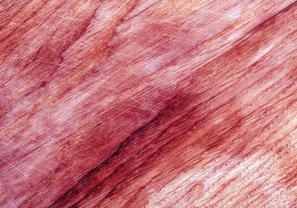 Color toned wooden board surface wuth scratches. — Stock Photo, Image