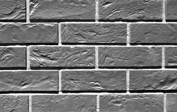 Структура кирпичной стены серого цвета . — стоковое фото