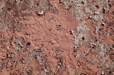 Yıpranmış eski çimento duvar yüzeyi.