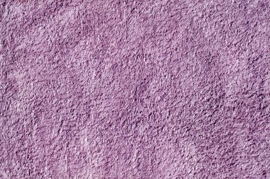 Menekşe renk kullanılan havlu yüzey.