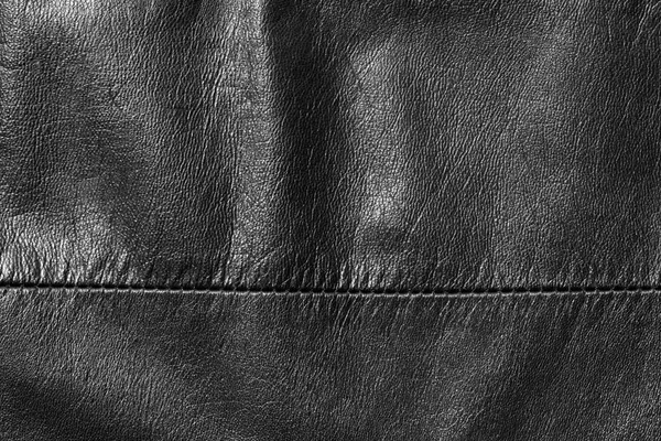 Color negro superficie de tela de cuero . —  Fotos de Stock