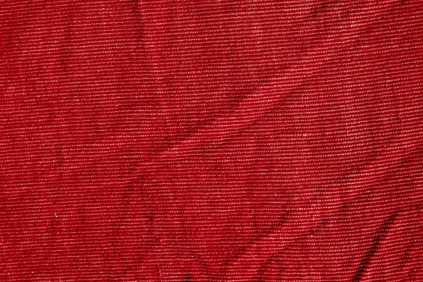 Textura textil color rojo . — Foto de Stock