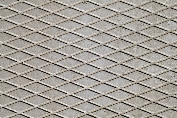 Piso de cimento cor cinza com padrão de losango . — Fotografia de Stock