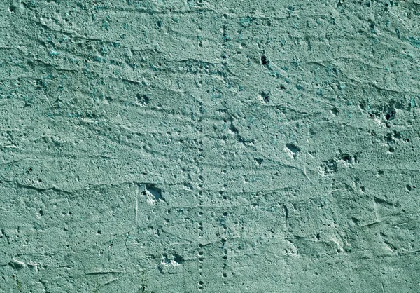 Cyan color weathered plaster wall surface. — Stock Photo, Image
