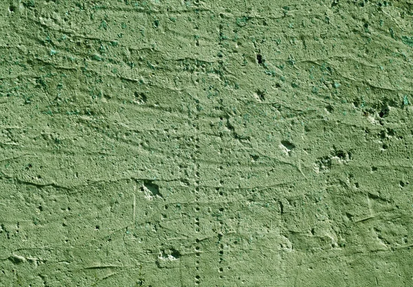 Green color weathered plaster wall surface. — Stock Photo, Image