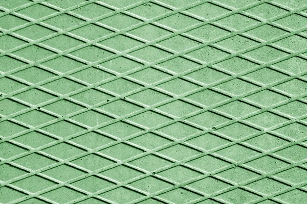 Yeşil renk çimento zemin rhombus desenli. 
