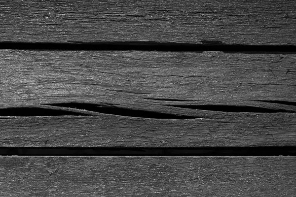 Old black and white weathered wood planks. — Stock Photo, Image