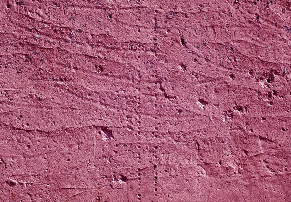 핑크 컬러 풍 화 석고 벽 표면. — 스톡 사진