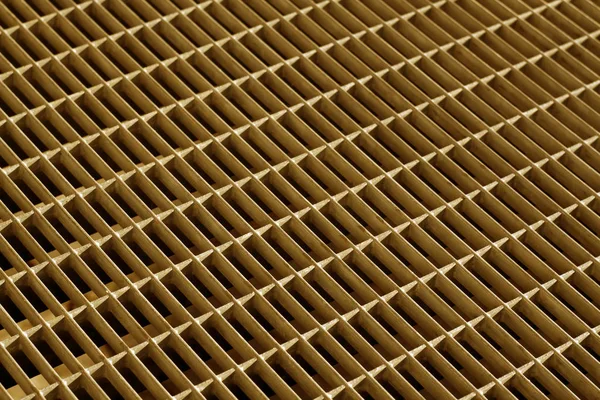 Turuncu renk metal ızgara zemin bulanıklık etkisi ile. 