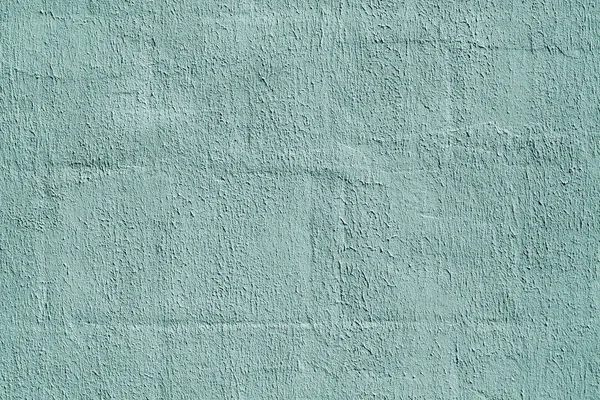 Cyan color plaster wall pattern. — Stock Photo, Image