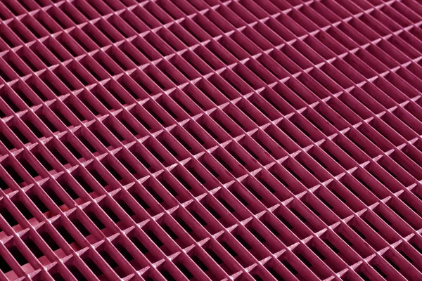 ぼかし効果のピンク色 mtal グリッド床. — ストック写真