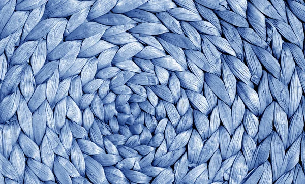 Yuvarlak desenli mavi renk saman mat yüzey. — Stok fotoğraf
