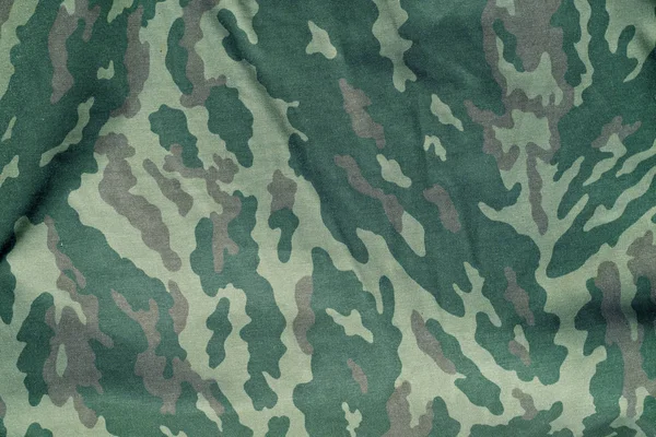 Green and brown military camouflage uniform pattern. — Stock Photo, Image