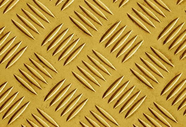 Orange color metal floor pattern — Stock Photo, Image