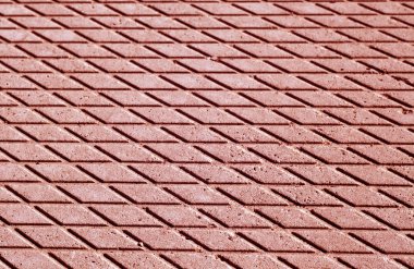 Kırmızı renk çimento zemin deseni ile bulanıklık etkisi. 